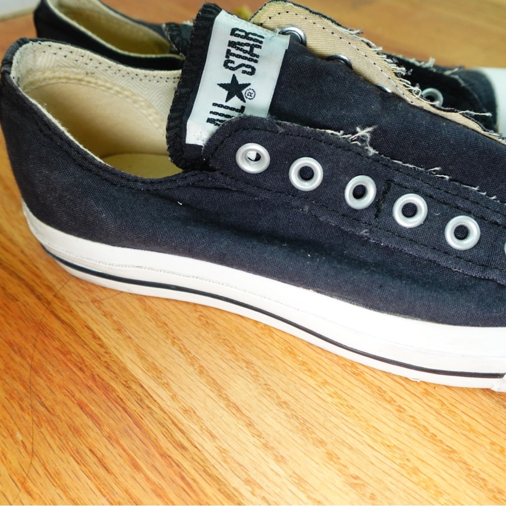 Women's Black Canvas Sneakers